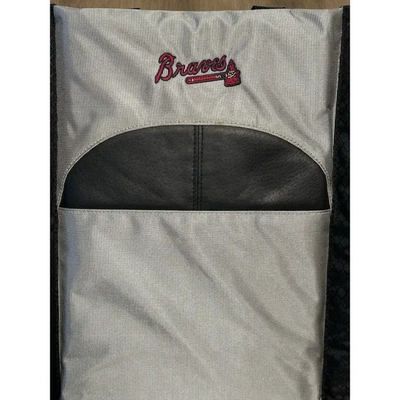 Atlanta Braves Portable Back‎ Support Stadium Seat Cushion Adjustable Removable - Picture 3 of 11